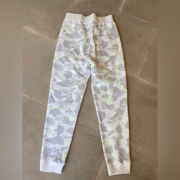 A Bathing Ape City Camo Shark Slim Sweatpants w/ glow in the dark printed ink. - Picture 3 of 9